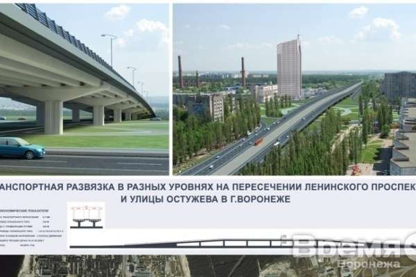 В Воронеже строительство Остужевской развязки запланировали на 2019 год В Воронеже строительство Остужевской развязки запланировали на 2019 год