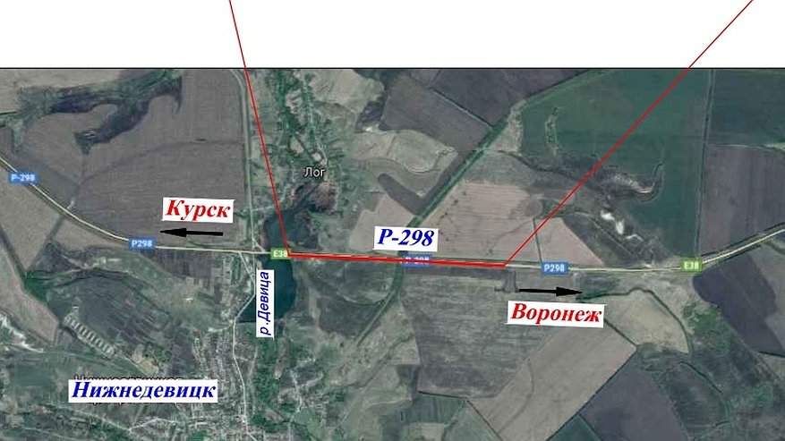 Главная картинка новости: В Воронежской области 2 км курской трассы починят за 224 млн рублей