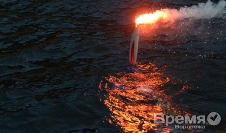 В Воронеже олимпийский огонь побывает в водохранилище