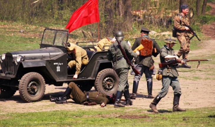 Парк «Динамо» стал местом военных действий