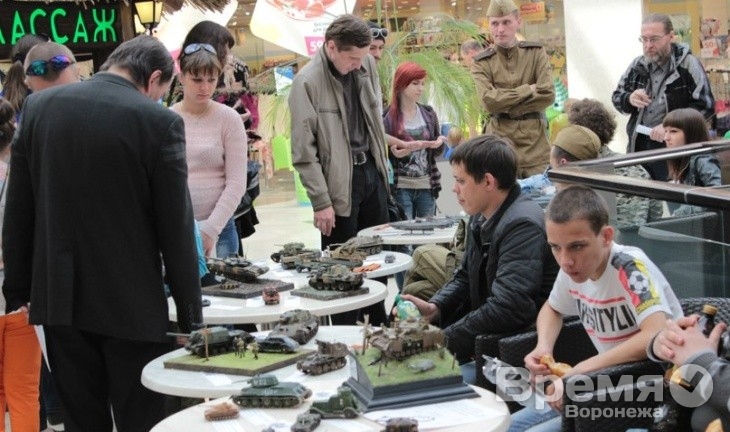 На выставке моделей военной техники в Воронеже победила диорама «крах операции «Цитадель»»