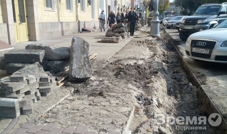 Ремонт дорог в Воронеже закончится в июне