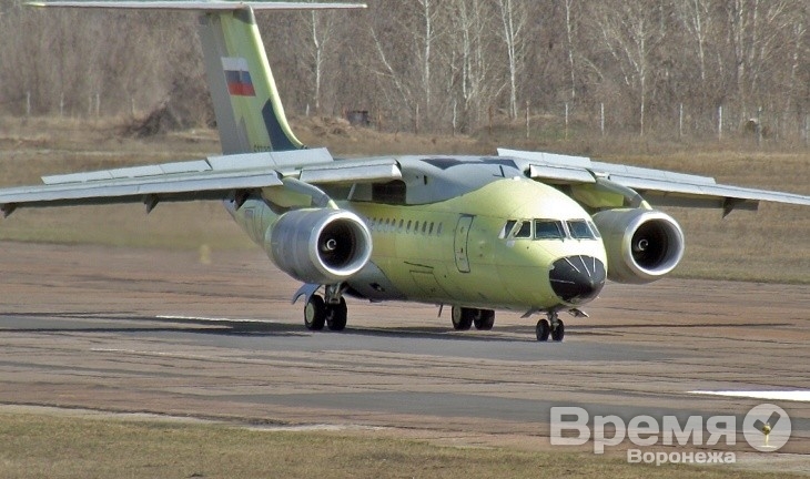 В Воронеже испытывают самолёт Ан-148-100Е построенный для министерства обороны
