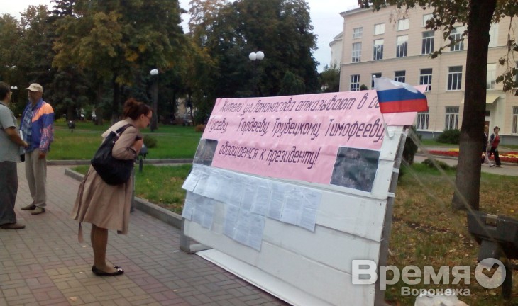 Жители улицы Ломоносова заявили, что не верят Гордееву и Гусеву, поэтому надеются лишь на президента