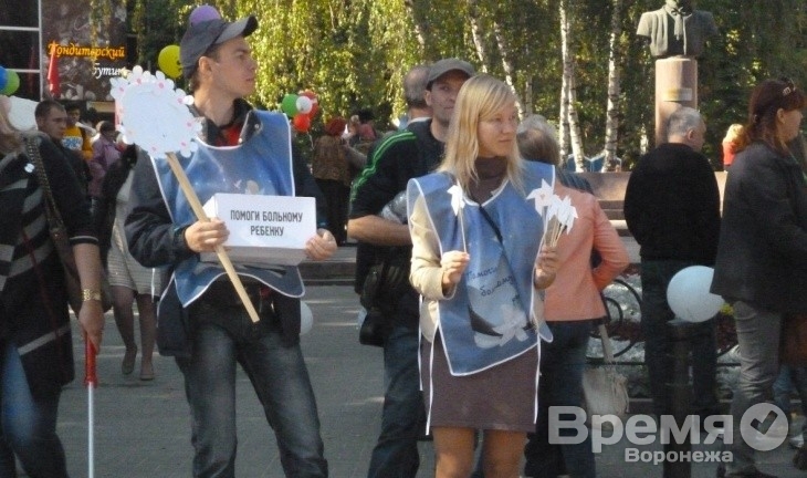 Воронежцы собрали восемь миллионов рублей на лечение больных детей