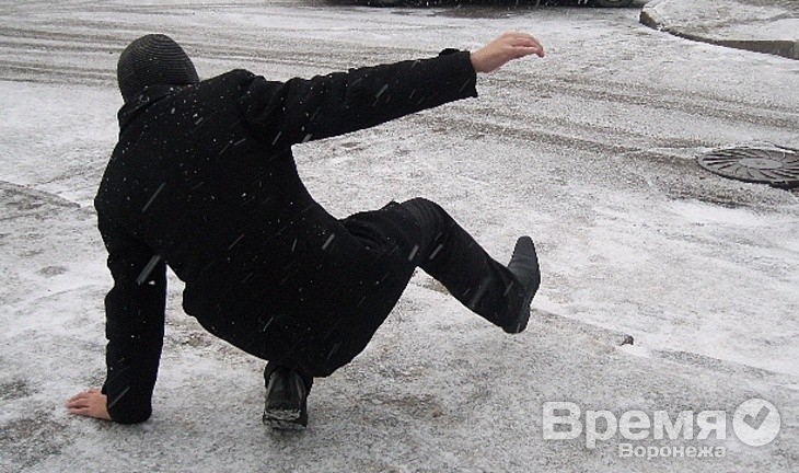 Гололёд в Воронеж пришёл неожиданно