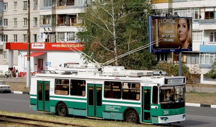Из центра Воронежа изгоняют троллейбусы