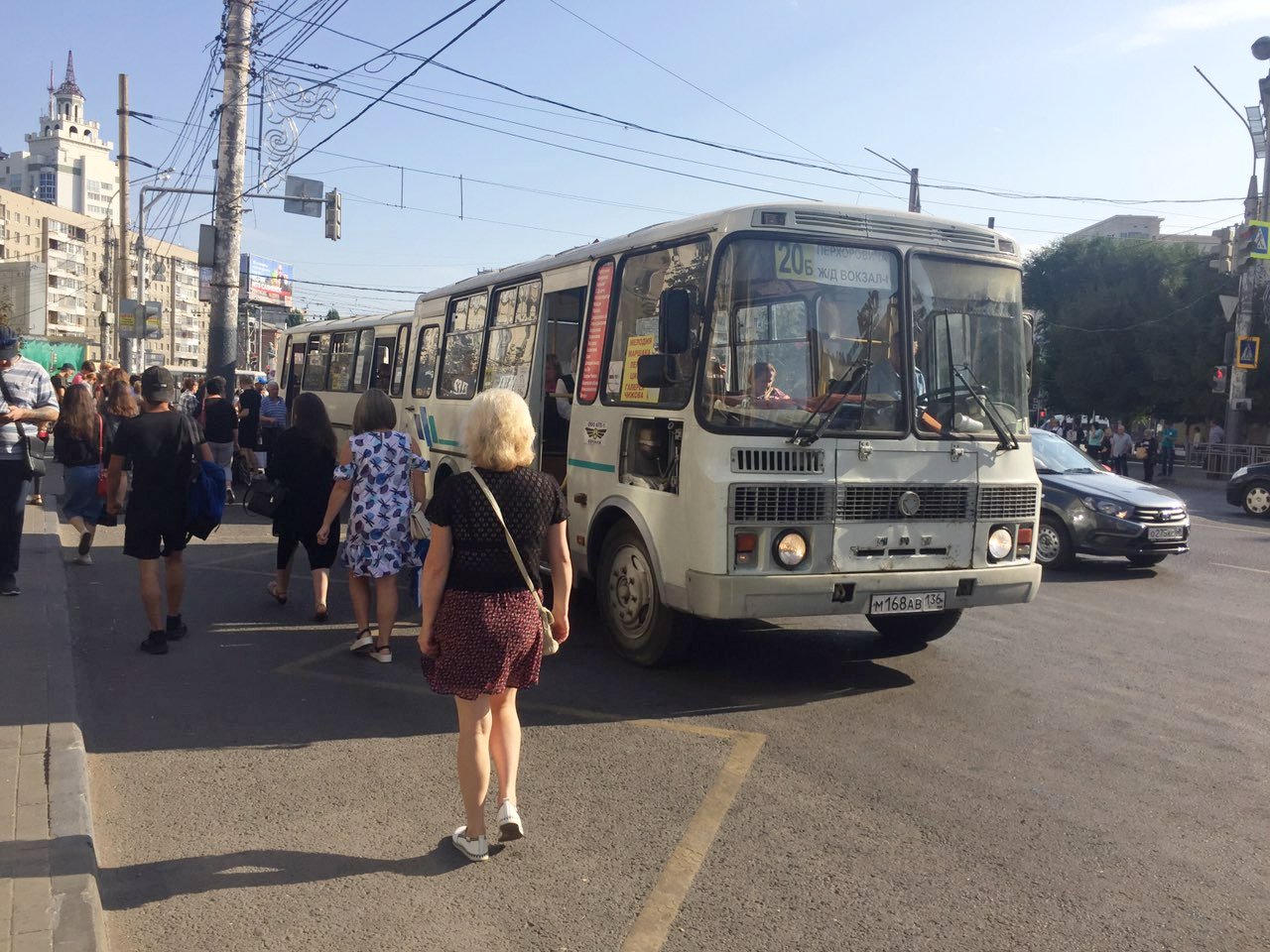 Проезд в маршрутке воронеж