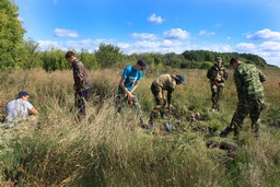 В Воронежской области поисковики обнаружили останки 24 красноармейцев