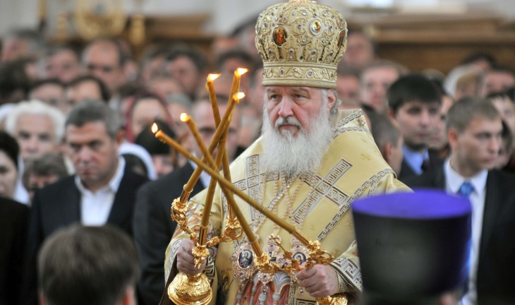 Патриарх Кирилл освятил воронежский Благовещенский собор
