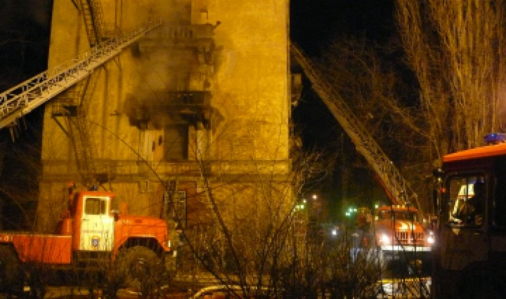 В Воронеже произошел пожар с эвакуацией