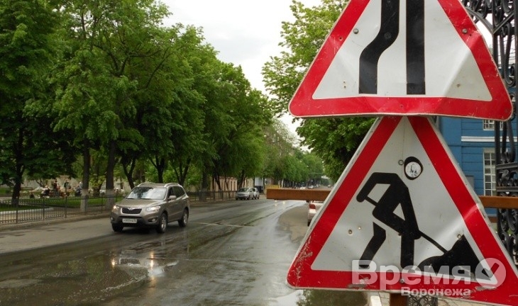 К осени на всех улицах Воронежа появится разметка и пешеходные «зебры»