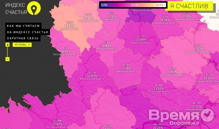 Воронежская область пока что самая несчастная в Черноземье