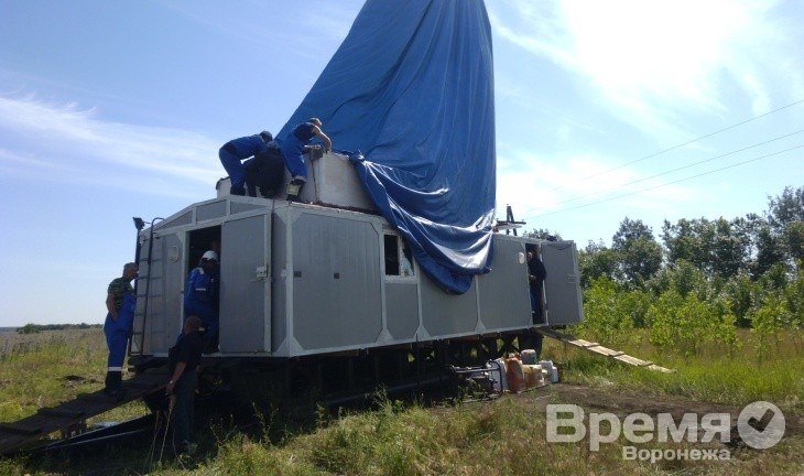 На участок Еланского рудопроявления вышла первая буровая установка