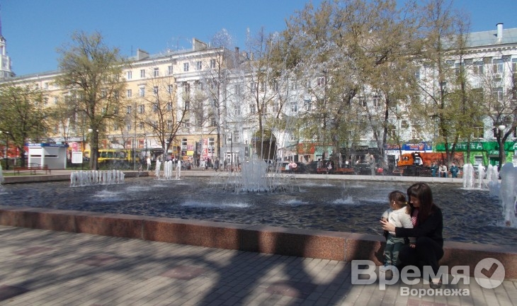 Из-за дождей в Воронеже могут отключить фонтаны раньше срока