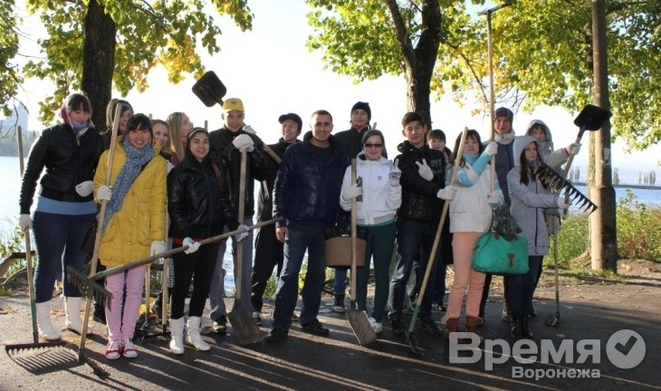 В Воронеже активисты создали «Остров доброй воли»