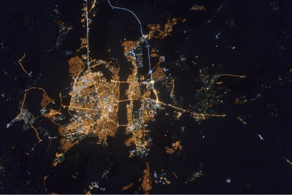 В интернете появилось фото с видом Воронежа из космоса 