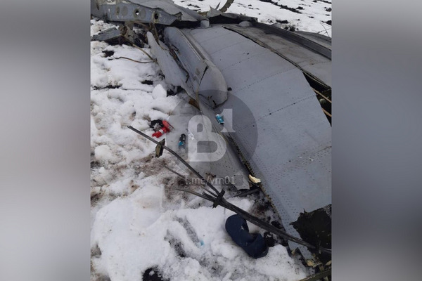 В Воронежской области упал самолет Су-25