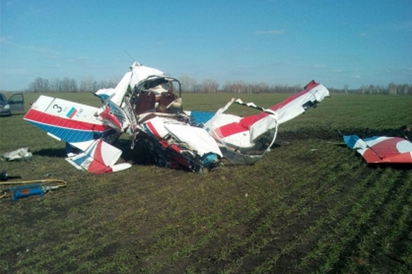 В Липецкой области разбился самолет аэроклуба воронежского бизнесмена
