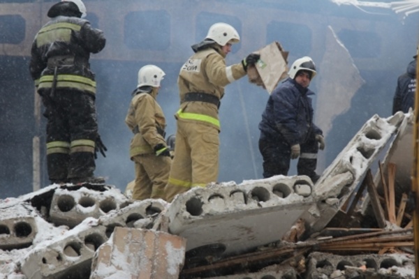 Спасатели закончили разбор завалов на месте взрыва в Воронеже 