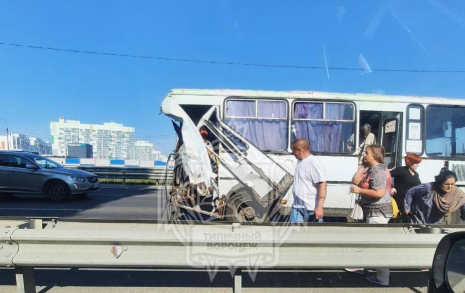 Жуткое ДТП с автобусом произошло на трассе в Воронежской области