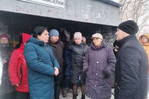Руководитель народного фронта по Воронежской области встретился с жителями Семилукских Выселок