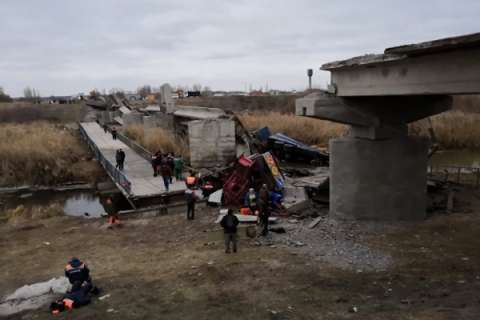 Под Воронежем реконструируют рухнувший мост через Савалу