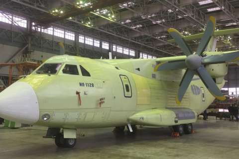 На воронежском авиазаводе первый самолет Ил-112В передали на летные испытания