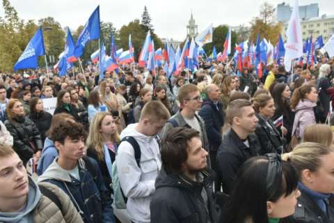 Патриотическую акцию «Своих не бросаем» посетили более 8 тыс. воронежцев 