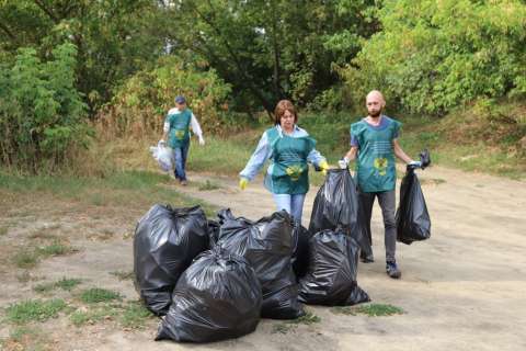 По Воронежем активисты избавили от мусора около 4 га берегов реки Дон