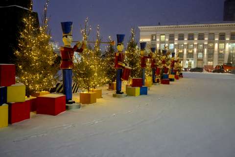 Воронежцы смогут посетить главную новогоднюю площадь города без QR-кодов