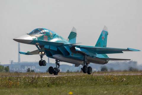 Самолет Су-34 потерпел крушение под Воронежской областью