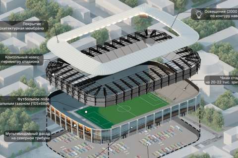 Московская компания разработает проектную документацию для футбольного стадиона в Воронеже