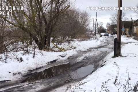 200 семей живут в «лужах» в Новохоперске Воронежской области