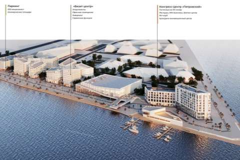 Утверждены проекты туристического комплекса и конгресс-центра на Петровской набережной в Воронеже