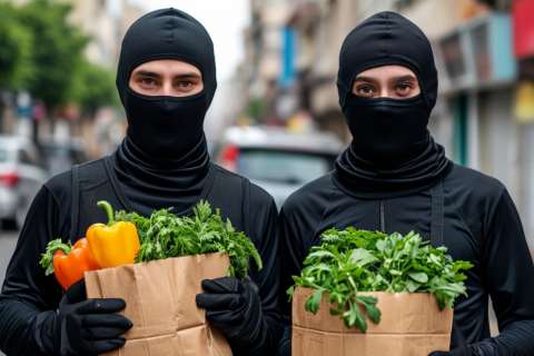 «Продуктовый грабеж» совершили пятеро липчан в Воронеже