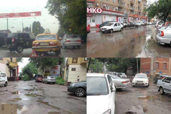 В Воронеже из-за дождей осложнилась дорожная ситуация В Воронеже из-за дождей осложнилась дорожная ситуация