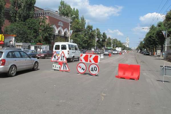 В Воронеже проспект Революции закрывается полностью В Воронеже проспект Революции закрывается полностью