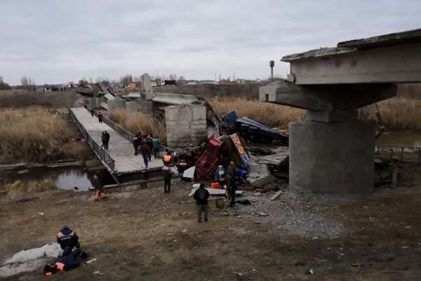 Под Воронежем реконструируют рухнувший мост через Савалу Под Воронежем реконструируют рухнувший мост через Савалу