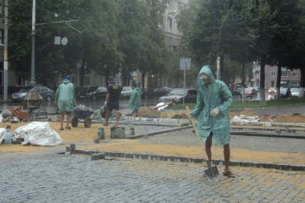 В Воронеже площадь Ленина почти готова В Воронеже площадь Ленина почти готова