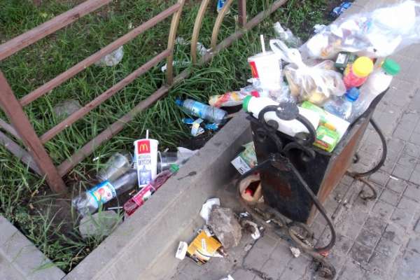 Из центра Воронежа после юбилея вывезли более 5 вагонов мусора Из центра Воронежа после юбилея вывезли более 5 вагонов мусора