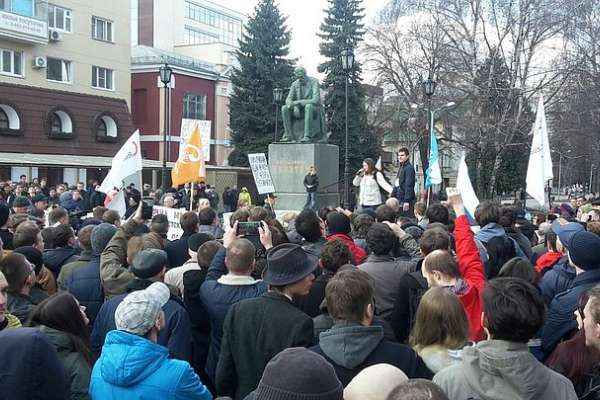 Начальник полиции предложил немного урезать свободу собраний в Воронеже Начальник полиции предложил немного урезать свободу собраний в Воронеже