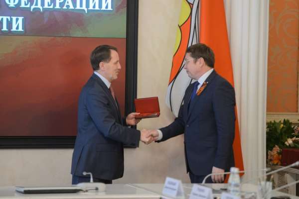 Воронежского ректора наградили медалью ордена Воронежского ректора наградили медалью ордена