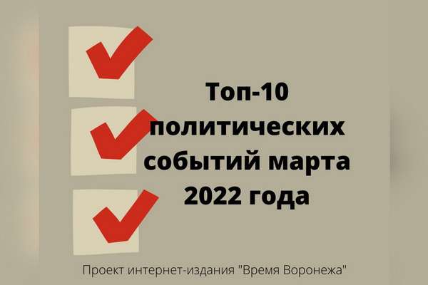 Топ-10 региональных политических событий марта 2022 года Топ-10 региональных политических событий марта 2022 года