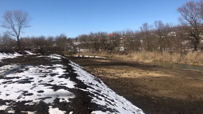 В Калачеевском районе расчистили более 1 км реки Подгорная
