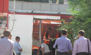 В центре Воронежа на разбор киоска кинули полицию и пожарных