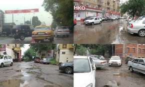 В Воронеже из-за дождей осложнилась дорожная ситуация