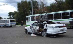 В Воронеже на День города в ДТП попал свадебный кортеж