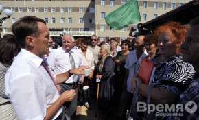 Митинг против никеля во время своего визита в Новохопёрск губернатор назвал «политическим»