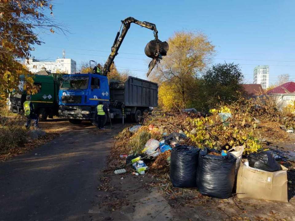 26 «слонов» мусора вывезли во время субботника в Воронеже